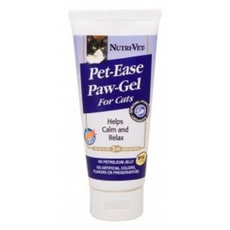 NUTRI-VET  LLC Nutri Vet 99852-6 Pet-Ease Paw-Gel For Cats - 3.0 Oz 99852-6
